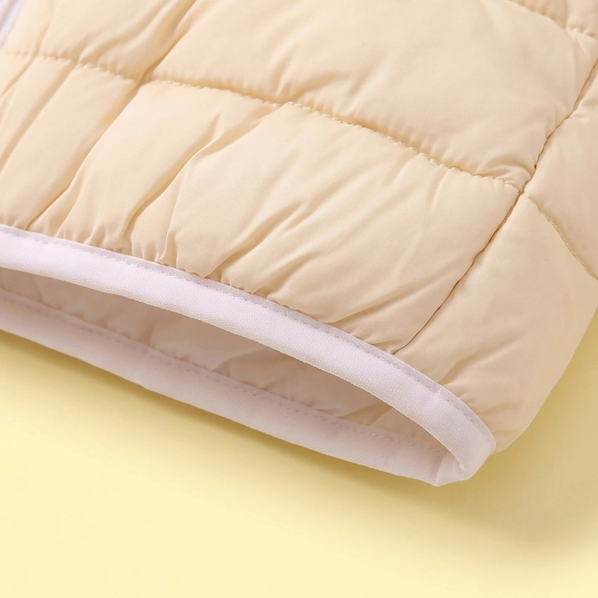 Girls Yellow Hooded Zip-up Puffer Jacket Coats & Jackets