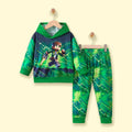 Boys Green Graphic Hooded Sweatshirt & Joggers Co-ord Sets Sets Green 3-4 Y