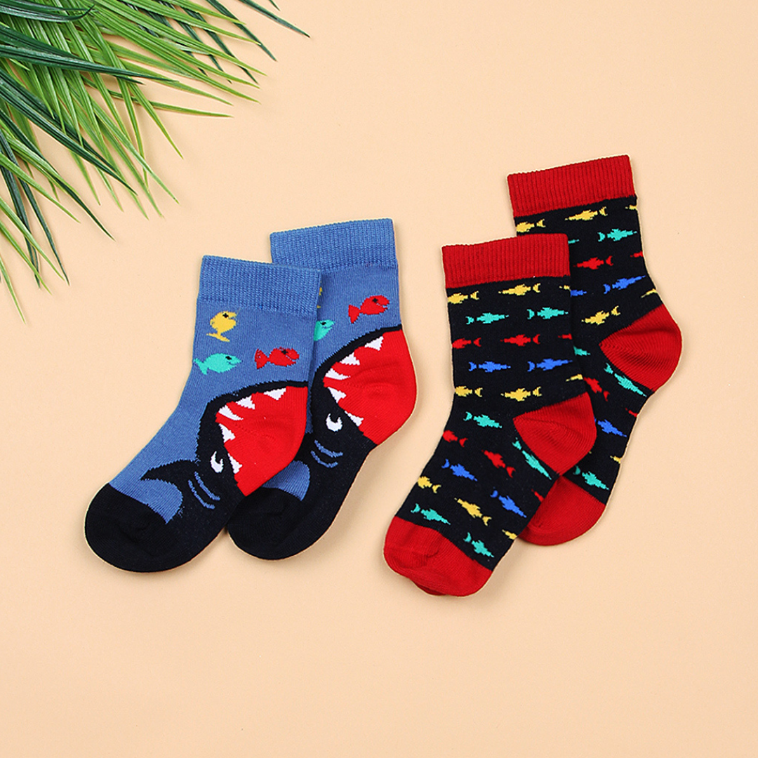 Boys Red Floral Printed Pyjama Set Ethnic Gift Hamper Sets