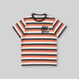 Boy Striped Short Sleeves T-Shirt Tshirts   