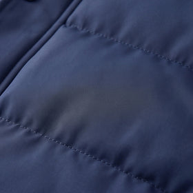 Boys Navy Blue Sleeveless Quilted Puffer Jacket Coats & Jackets