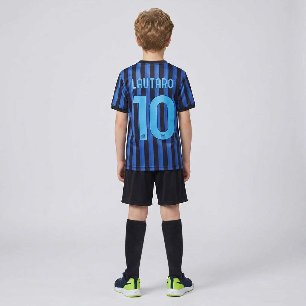 Boys Blue Striped Sports T-Shirt With Shorts Sets 2 pc. Sets