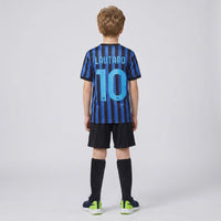 Boys Blue Striped Sports T-Shirt With Shorts Sets 2 pc. Sets
