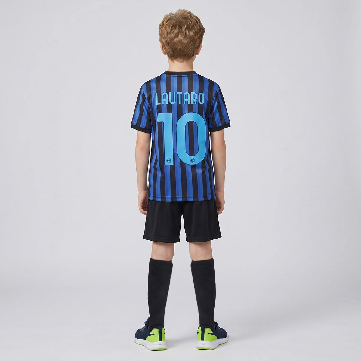 Boys Blue Striped Sports T-Shirt With Shorts Sets 2 pc. Sets