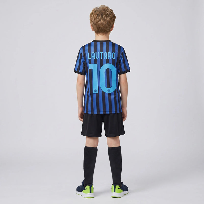 Boys Blue Striped Sports T-Shirt With Shorts Sets 2 pc. Sets