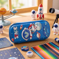 Space theme based Pencil box Trending Accessories Dark Blue Onesize