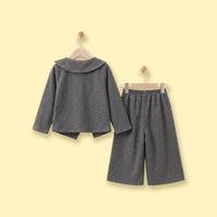 Boys Dark Grey Knitted Top & Pants Co-ord Sets Sets