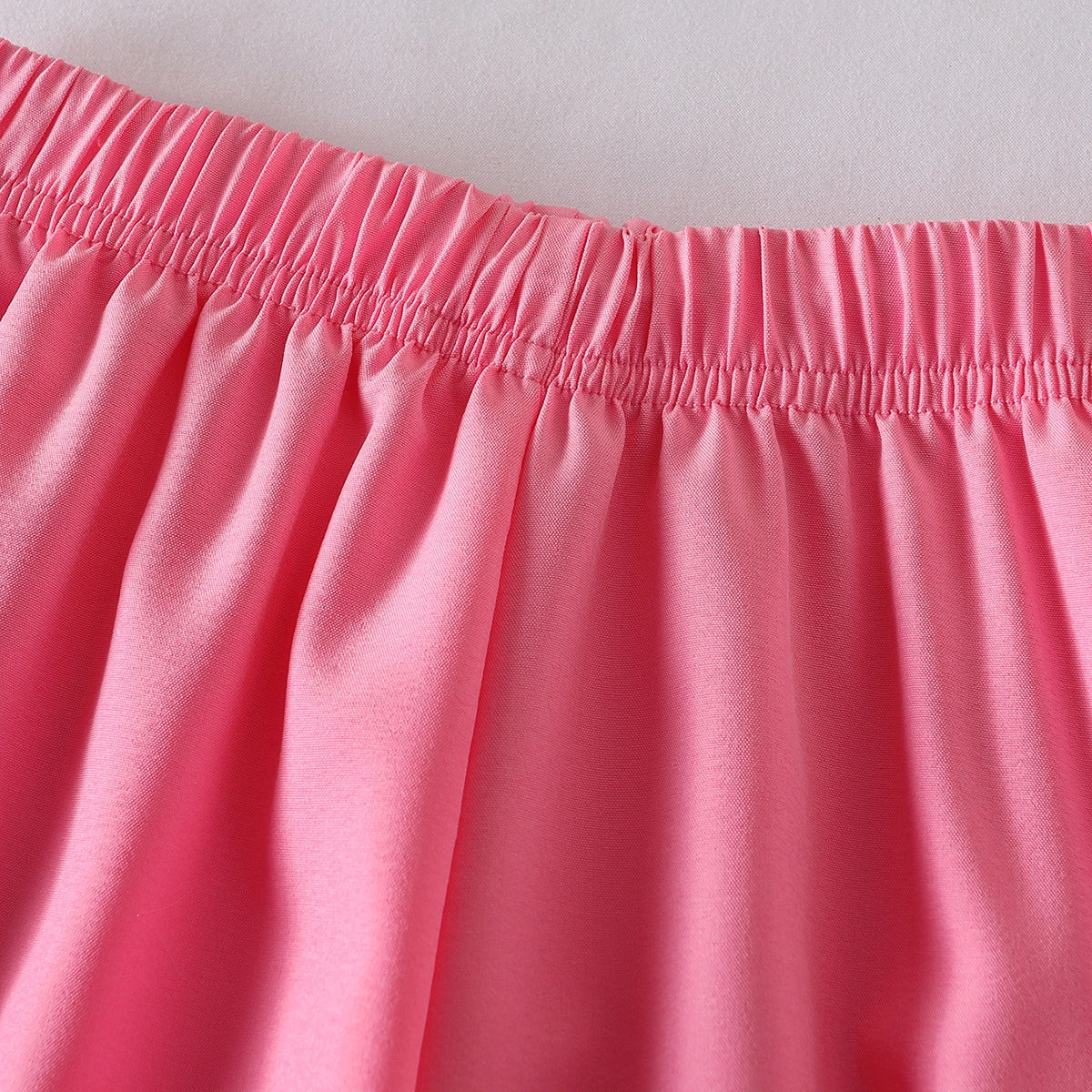 Girls Pink Solid Sleeveless Peplum Top With Pants Co-ord Sets Sets