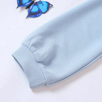 Girls Bodycon Dress with Blue Crop Top Casual Dresses