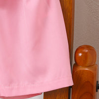 Girls Pink Flower Applique Flutter Sleeve Top With Shorts Sets 2 pc. Sets