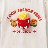 Boys Off White Short Sleeve Typography print T-Shirt Tshirts