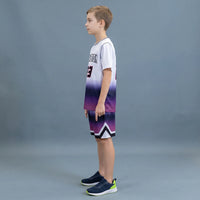 Boys Multicolor Alphanumeric Print Short Sleeve T-Shirt With Shorts Sets 2 pc. Sets