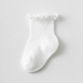 Pack of 6 Girls Multicolour Ruffle Edge Ankle Length Socks Sets Socks
