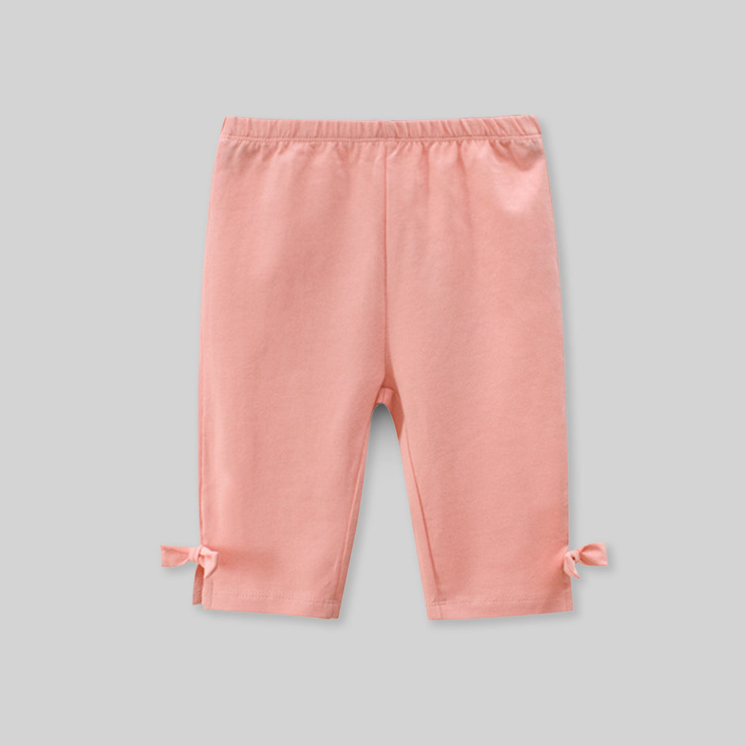 Girls Printed Knee Length Capri Capris   