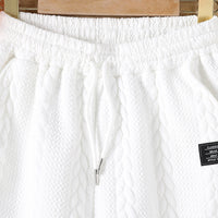 Boys Cable Knit Textured T-shirt & Shorts Set Sets