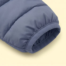 Boys Grey Hooded Quilted Puffer Jacket Coats & Jackets