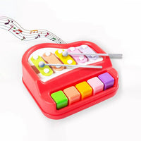 Kids 2-in-1 Rainbow Piano & Xylophone Musical Toy Trending Accessories