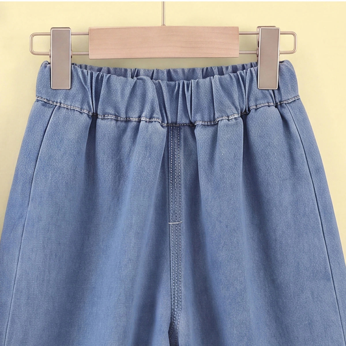 Girls Blue Denim Sleeveless Top with Pants Sets 2 pc. Sets