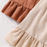 Girls Multicolor Textured Sleeveless A-Line Dress Pack Of 2 Casual Dresses