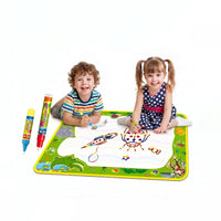 Reusable Water Drawing Mat for Kids- Large Magic Water Coloring Canvas for Painting, Writing & Graffiti Doodle Fun Trending Accessories Multicolor Onesize