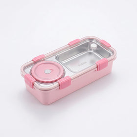Kids Blush Pink Leak-Resistant School Lunch Box Trending Accessories Pink Onesize