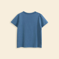 Boys Blue Graphics Printed Short Sleeves T-Shirt Tshirts