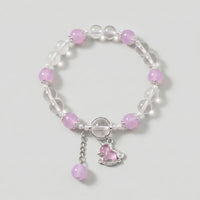 Pack Of 5 Girls Multicolour Unicorn Charm Beads Bracelet Sets Bracelet