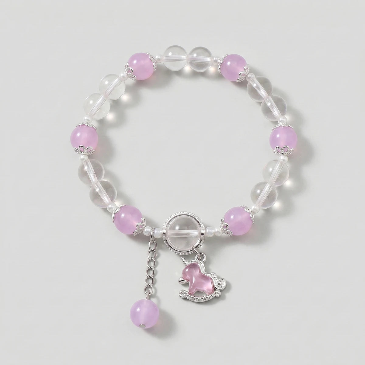 Pack Of 5 Girls Multicolour Unicorn Charm Beads Bracelet Sets Bracelet
