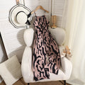 Girls Black Abstract Printed Sleeveless Jumpsuit Jumpsuits Black 7-8 Y