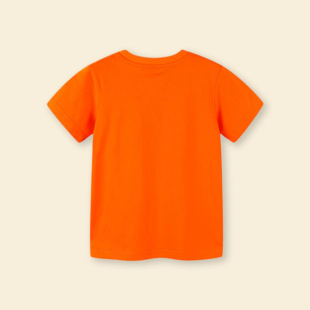 Boys Short Sleeve Octopus Print T-Shirt Tshirts   