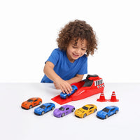 Rapid Racer Launcher- 4 Car Stunt Set Trending Accessories Surprise Shade Onesize