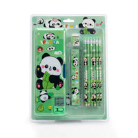 Girls Complete Stationery Set with Pencil Box Trending Accessories Dark Green Onesize