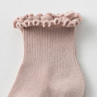 Pack of 6 Girls Multicolour Ruffle Edge Ankle Length Socks Sets Socks