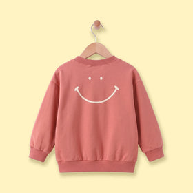 Boys Coral Typography Print Long Sleeve Sweatshirt Sweatshirts & Hoodies