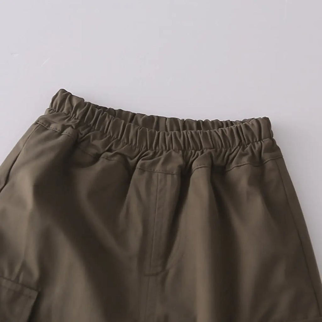 Boys Black Sweater Vest & Neck-Tie With Shirt & Cargo Jogger Sets Sets