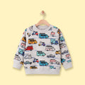 Boys Grey Long Sleeve Graphic Sweatshirt Sweatshirts & Hoodies Grey 1-2 Y