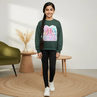 Girls Green K-Pop Princesses Graphics Sweatshirt Sweatshirts & Hoodies Green 3-4 Y