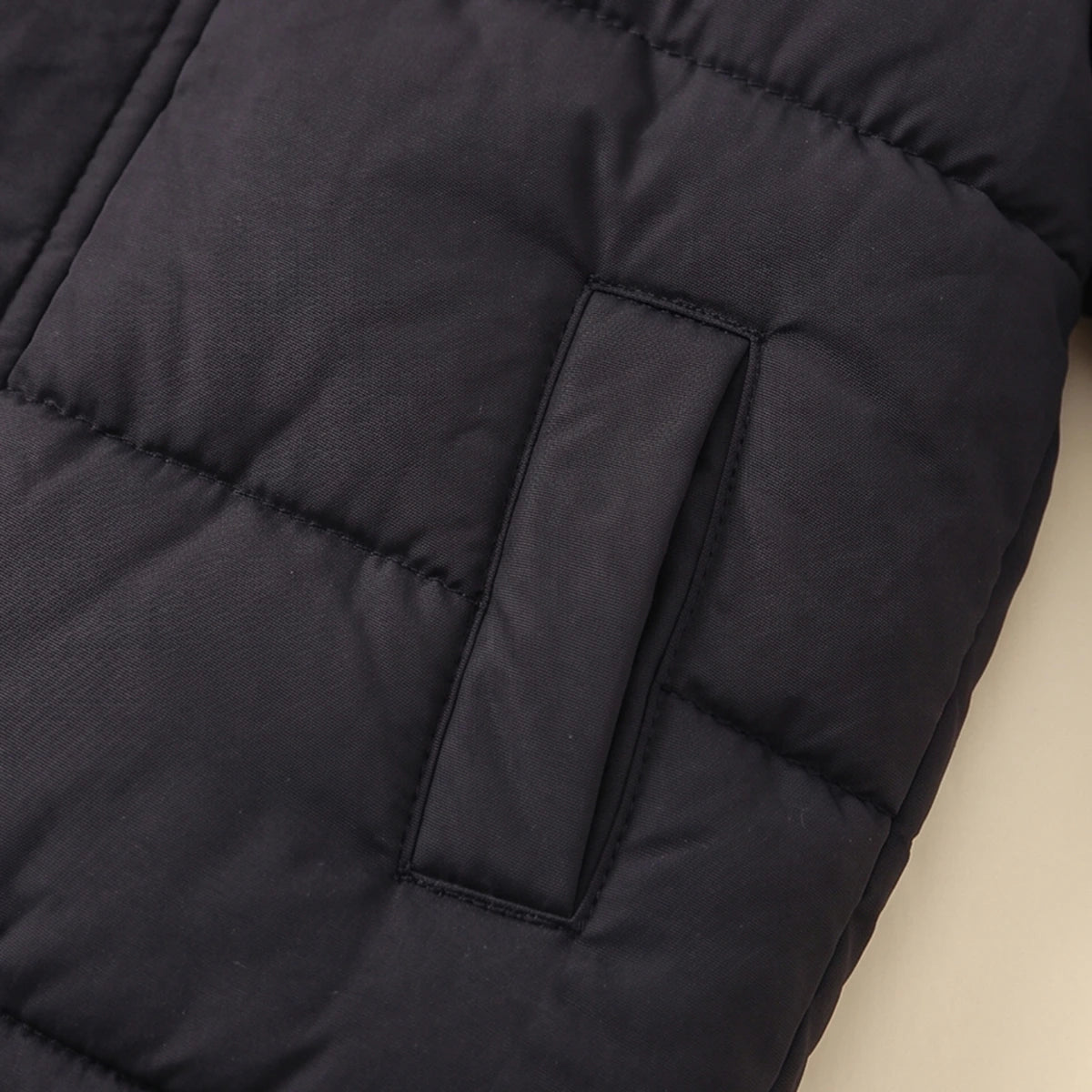 Boys Black Fleece-Lined Hooded Puffer Jacket Coats & Jackets