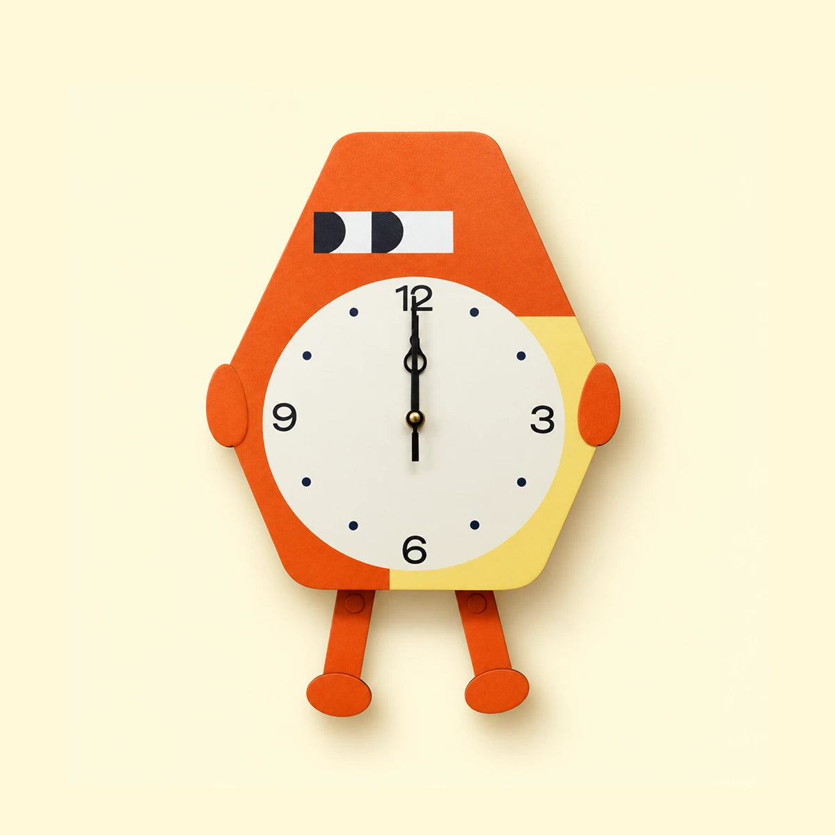 Zook Buddy Wall Clock Trending Accessories Orange Onesize