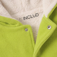 Boys Green Colourblocked Hooded Bomber Jacket Coats & Jackets