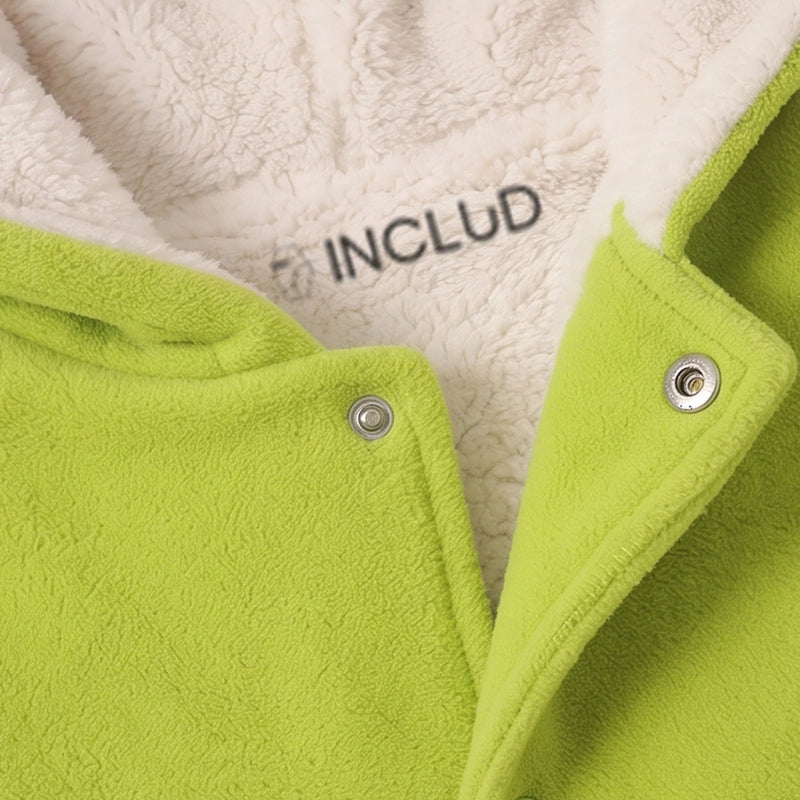 Boys Green Colourblocked Hooded Bomber Jacket Coats & Jackets