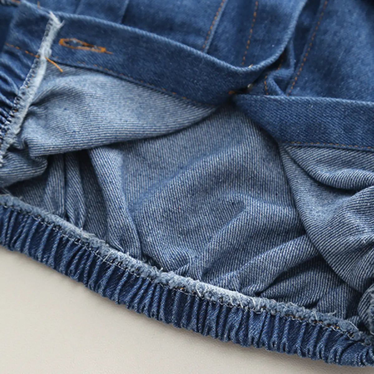 Boys Blue Long Sleeve Denim Jacket With Jogger Co-ord Sets Sets