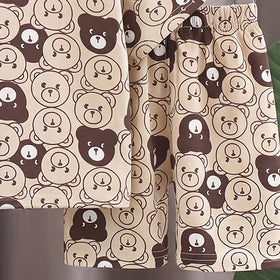 Boys Beige Short Sleeve Bear Print T-Shirt With Shorts Sets 2 pc. Sets