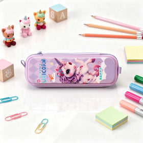 Kids Unicorn Hard Pencil Pouch with Zipper Trending Accessories