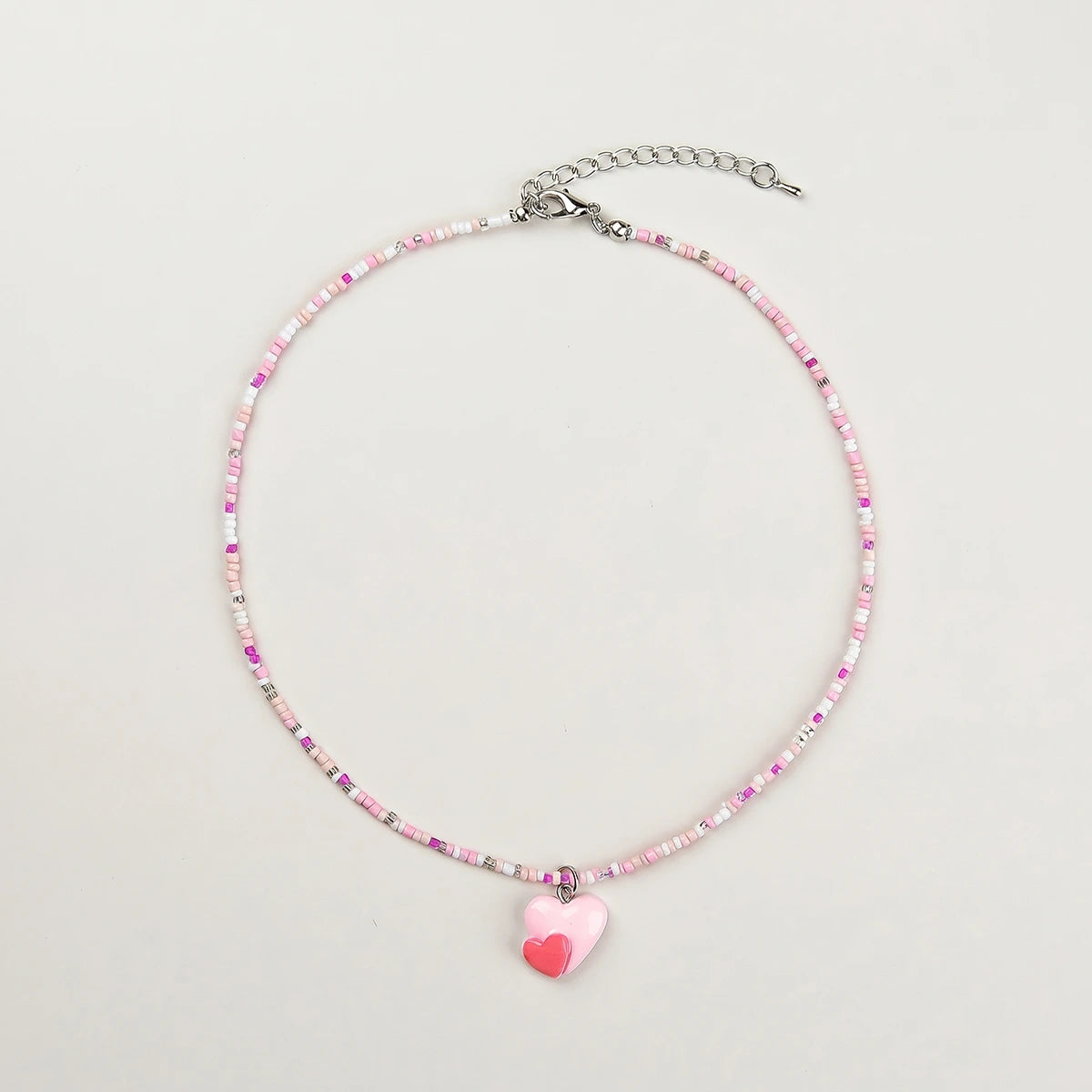 Pack Of 5 Girls Multicolour Charm Beaded Necklace Sets Necklace and Chains