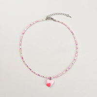 Pack Of 5 Girls Multicolour Charm Beaded Necklace Sets Necklace and Chains