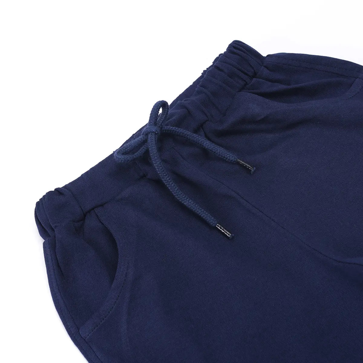 Boys Navy Blue Colorblocked Short Sleeve T-Shirt With Shorts Sets 2 pc. Sets