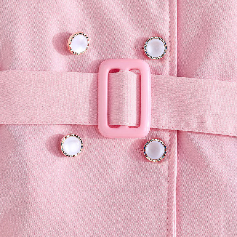 Girls Pink Butterfly Applique Sleeves Summer Blazer With Flared Pants Set 2 pc. Sets