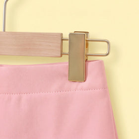 Girls Light Pink Long Sleeve Blazer & Skirt Sets 2 pc. Sets