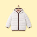 Girls Off White Hooded Zip-up Puffer Jacket Coats & Jackets Off White 1-2 Y